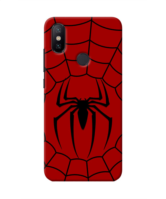 Spiderman Web Mi A2 Real 4D Back Cover