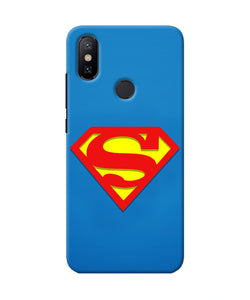 Superman Blue Mi A2 Real 4D Back Cover