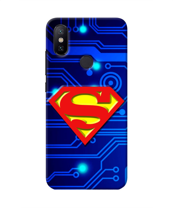 Superman Abstract Mi A2 Real 4D Back Cover