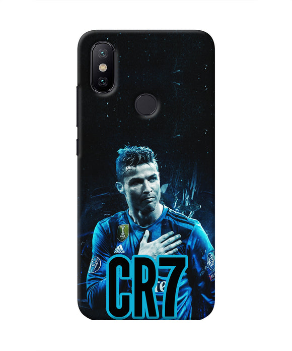 Christiano Ronaldo Blue Mi A2 Real 4D Back Cover