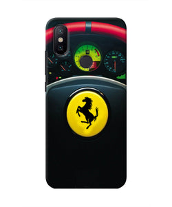 Ferrari Steeriing Wheel Mi A2 Real 4D Back Cover