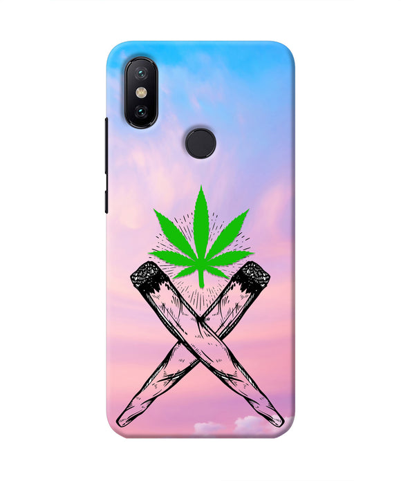 Weed Dreamy Mi A2 Real 4D Back Cover