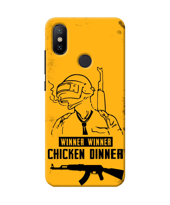 PUBG Chicken Dinner Mi A2 Real 4D Back Cover