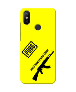 PUBG AKM Gun Mi A2 Real 4D Back Cover