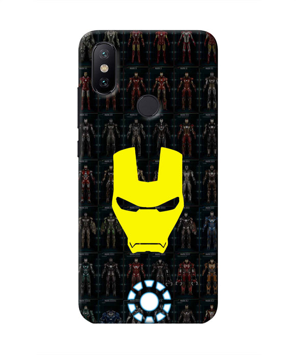 Iron Man Suit Mi A2 Real 4D Back Cover