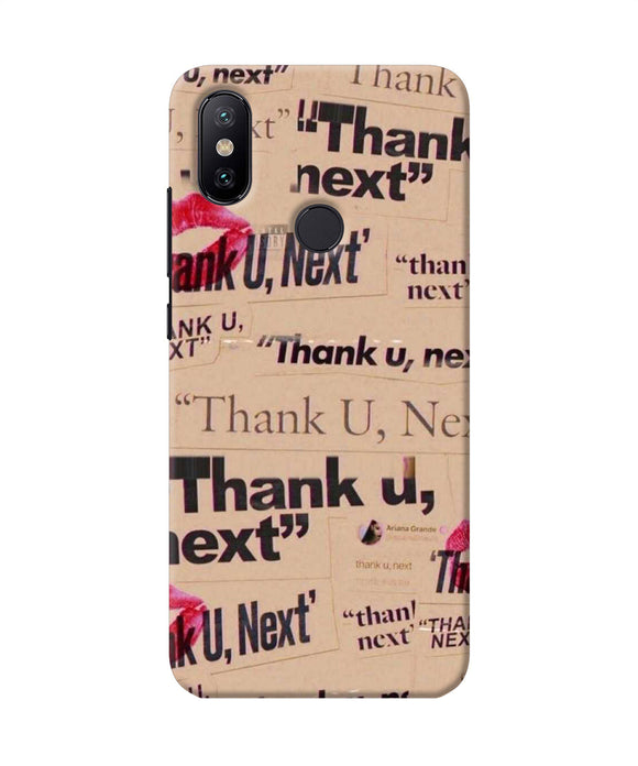 Thank You Next Mi A2 Back Cover