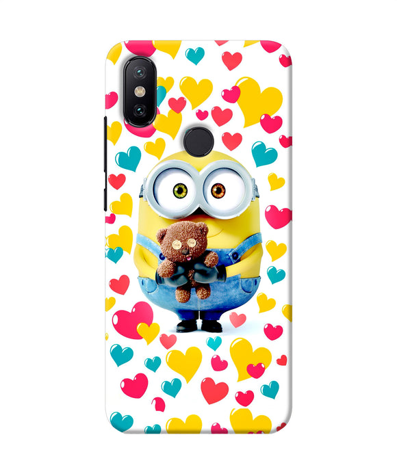 Minion Teddy Hearts Mi A2 Back Cover