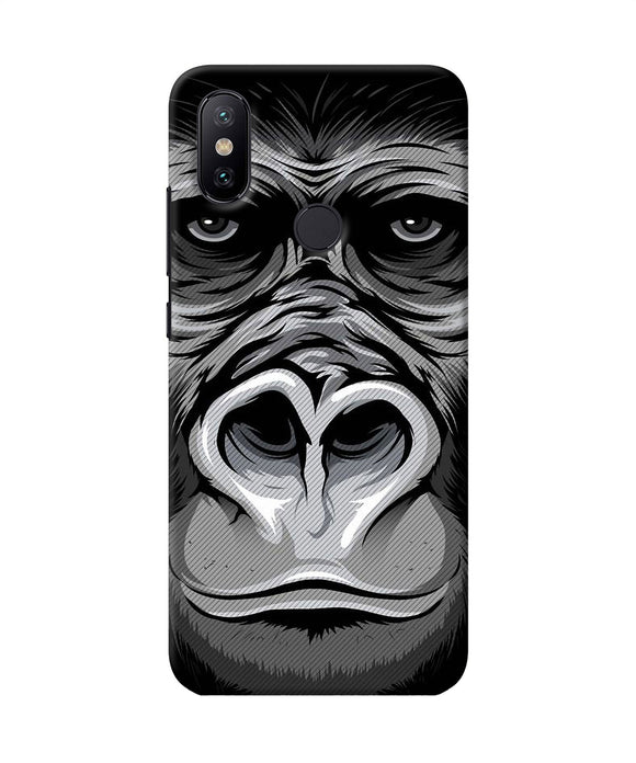 Black Chimpanzee Mi A2 Back Cover