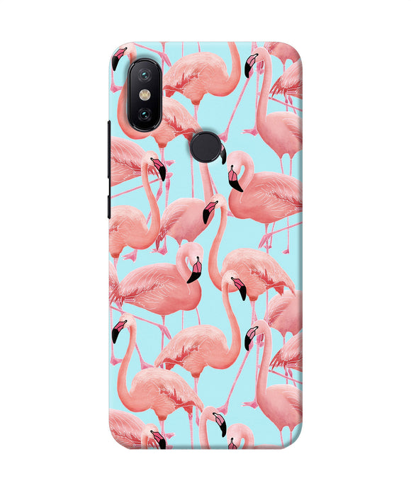 Abstract Sheer Bird Print Mi A2 Back Cover