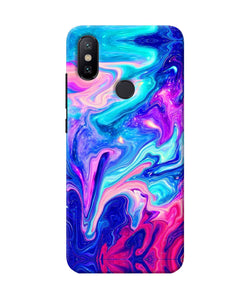 Abstract Colorful Water Mi A2 Back Cover