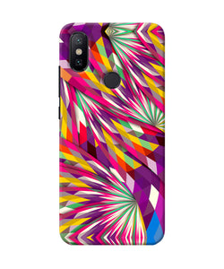 Abstract Colorful Print Mi A2 Back Cover