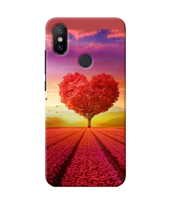 Natural Heart Tree Mi A2 Back Cover