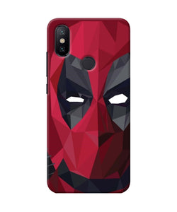 Abstract Deadpool Mask Mi A2 Back Cover