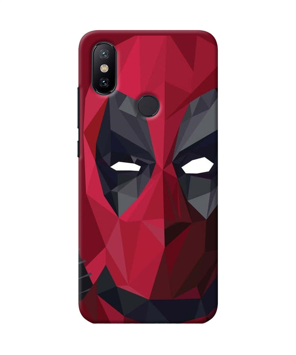 Abstract Deadpool Mask Mi A2 Back Cover