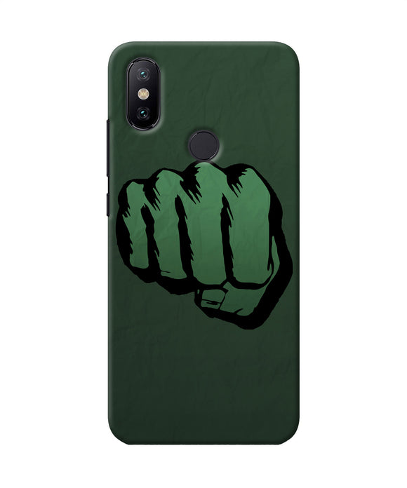 Hulk Smash Logo Mi A2 Back Cover