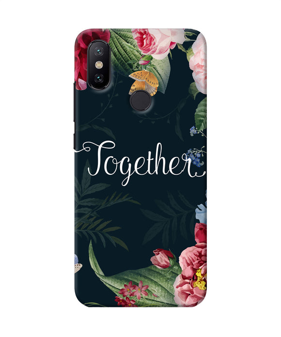 Together Flower Mi A2 Back Cover