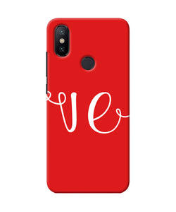 Love Two Mi A2 Back Cover