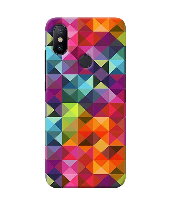 Abstract Triangle Pattern Mi A2 Back Cover