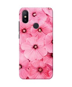 Pink Flowers Mi A2 Back Cover