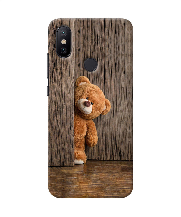 Teddy Wooden Mi A2 Back Cover