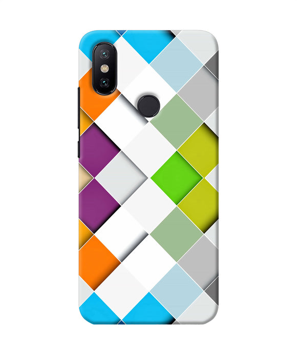 Abstract Color Box Mi A2 Back Cover