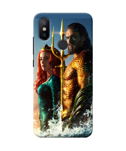 Aquaman Couple Mi A2 Back Cover