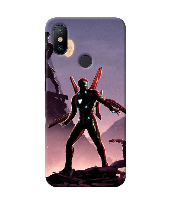 Ironman On Planet Mi A2 Back Cover