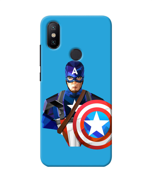 Captain America Character Mi A2 Back Cover