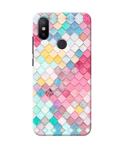 Colorful Fish Skin Mi A2 Back Cover