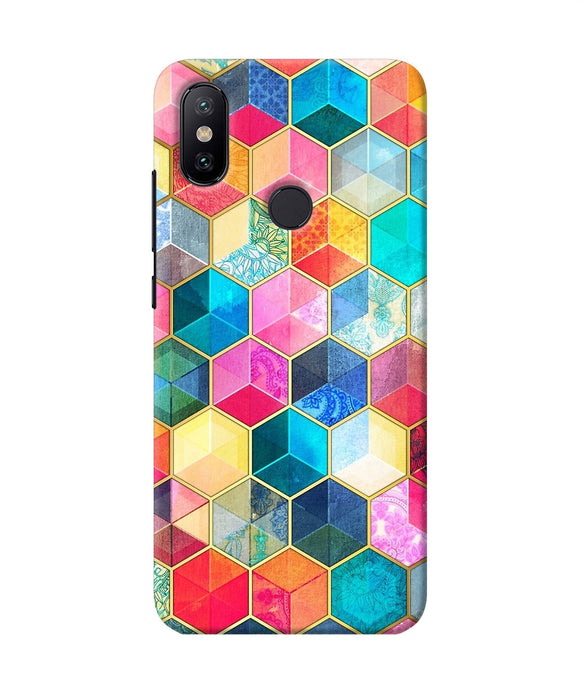 Abstract Color Box Mi A2 Back Cover