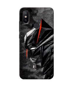 Batman Black Side Face Mi A2 Back Cover