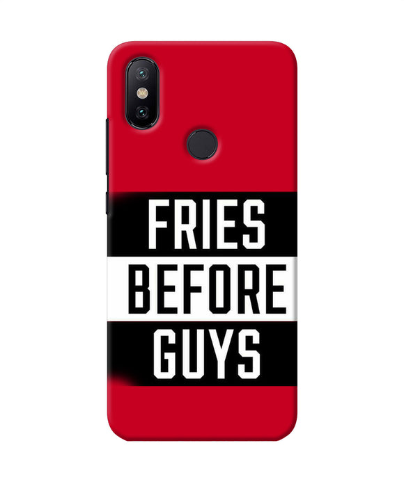 Fries Before Guys Quote Mi A2 Back Cover