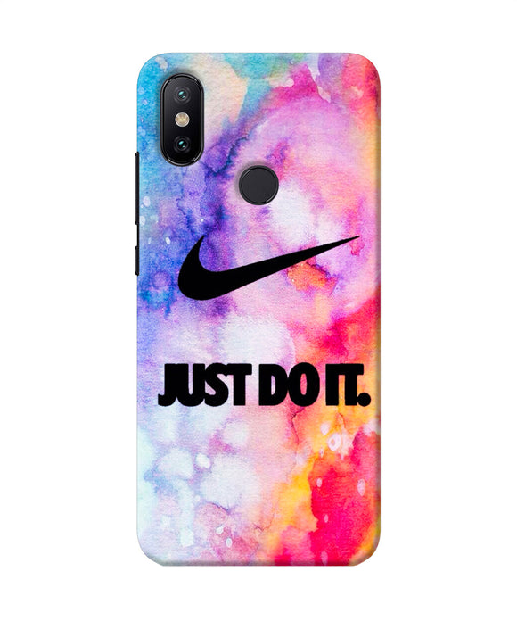 Just Do It Colors Mi A2 Back Cover