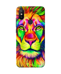 Lion Color Poster Mi A2 Back Cover