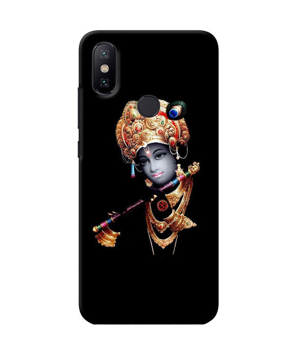 Lord Krishna With Fluet Mi A2 Back Cover