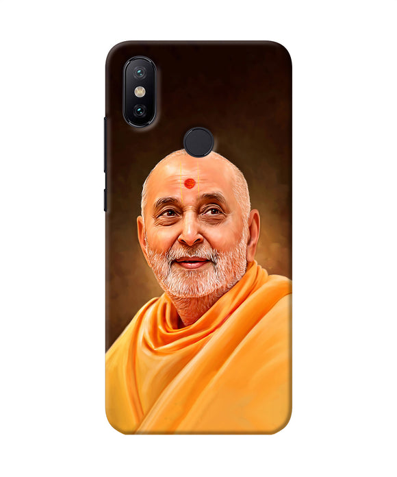 Pramukh Swami Painting Mi A2 Back Cover