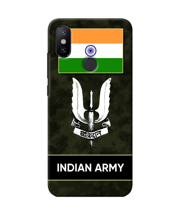 Indian Flag Balidan Logo Mi A2 Back Cover