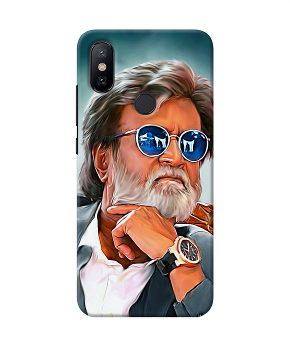 Rajnikant Painting Mi A2 Back Cover