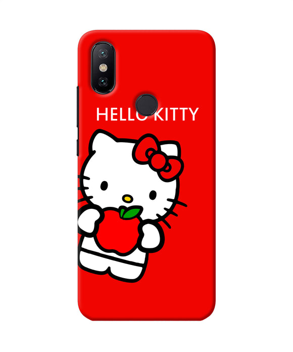 Hello Kitty Red Mi A2 Back Cover