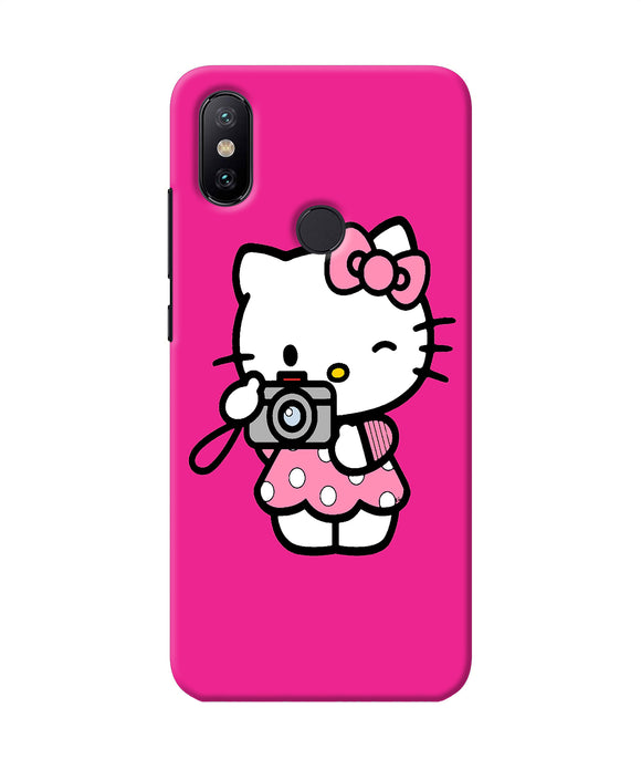 Hello Kitty Cam Pink Mi A2 Back Cover