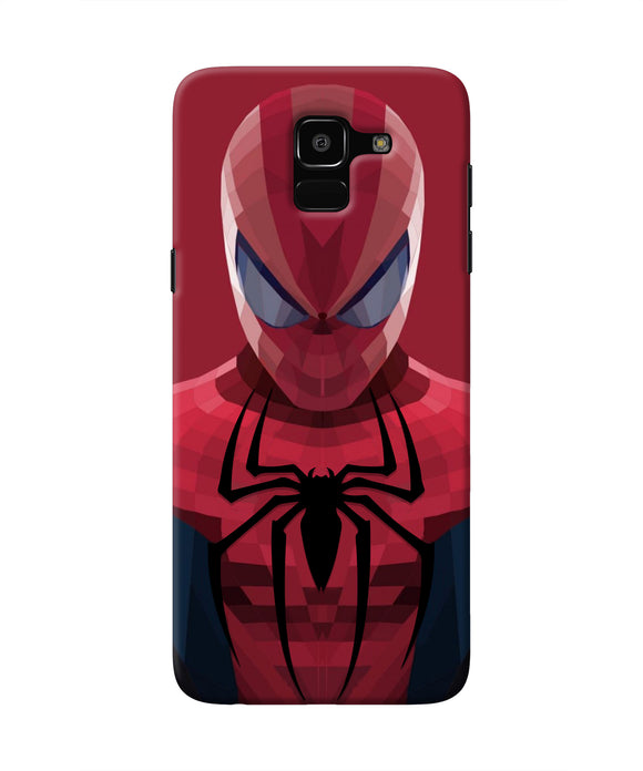 Spiderman Art Samsung J6 Real 4D Back Cover