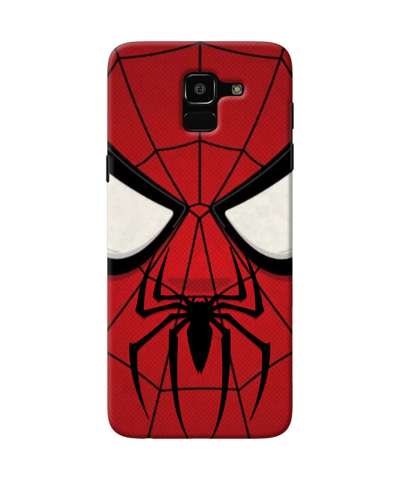 Spiderman Face Samsung J6 Real 4D Back Cover