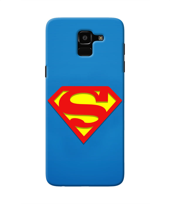 Superman Blue Samsung J6 Real 4D Back Cover