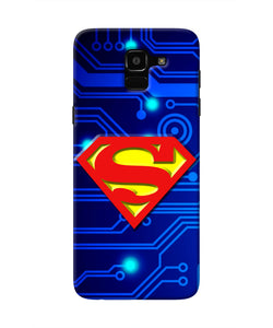 Superman Abstract Samsung J6 Real 4D Back Cover