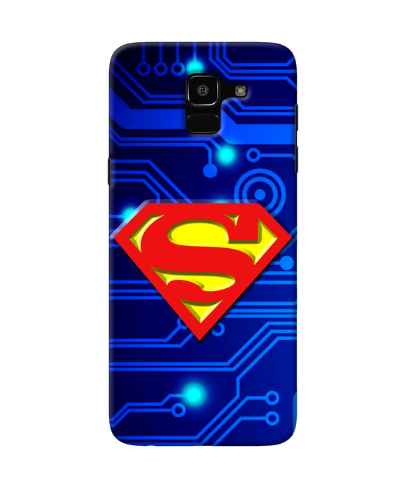 Superman Abstract Samsung J6 Real 4D Back Cover