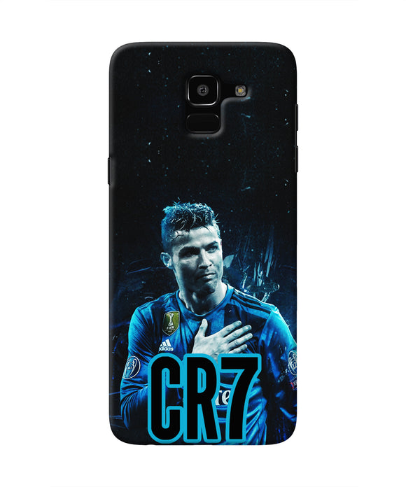 Christiano Ronaldo Blue Samsung J6 Real 4D Back Cover