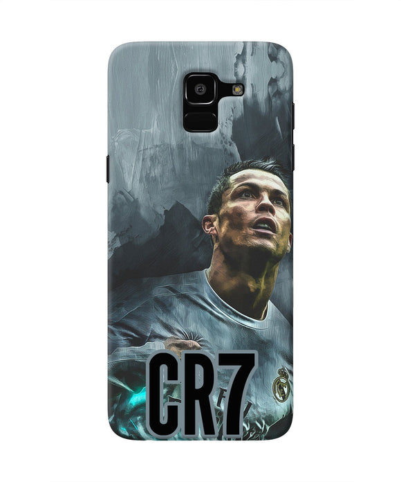 Christiano Ronaldo Grey Samsung J6 Real 4D Back Cover