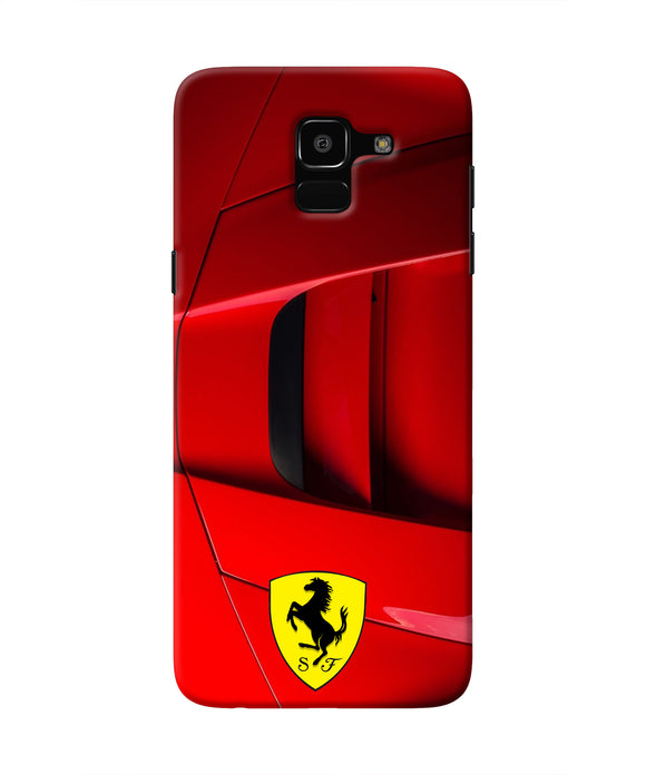 Ferrari Car Samsung J6 Real 4D Back Cover