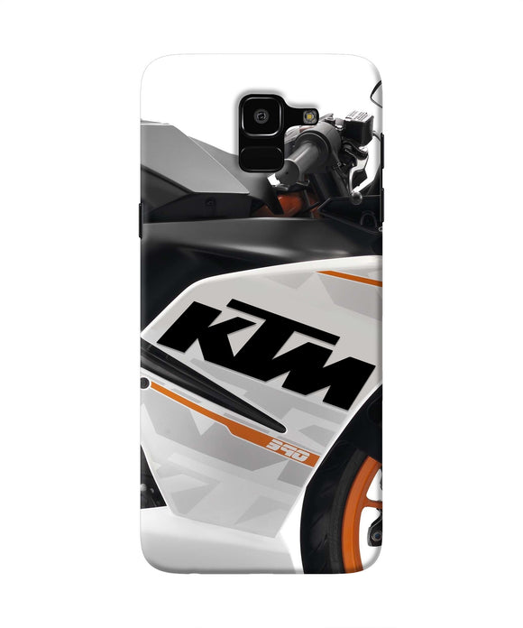 KTM Bike Samsung J6 Real 4D Back Cover