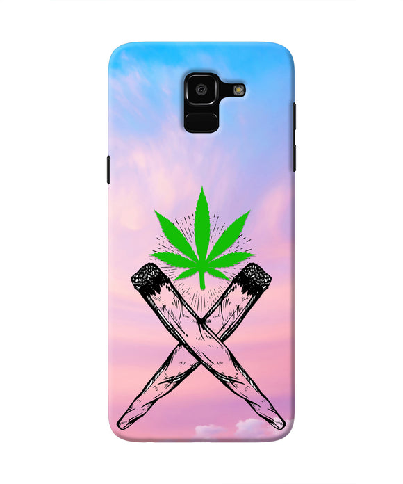 Weed Dreamy Samsung J6 Real 4D Back Cover